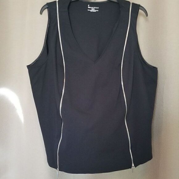Lane bryant 22/24 zipper black basic tank - Picture 1 of 4